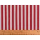 Piros csíkos vastag pamutvászon