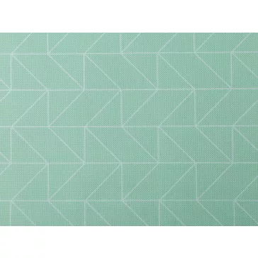 Vízlepergető anyag 600D geometriai alakok PVC - menta