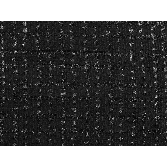 Kosztüm anyag tweed – fekete Kosztüm anyag tweed – fekete