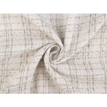 Kosztüm anyag lurexel / tweed – Off White