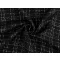 Kosztüm anyag lurexel / tweed – fekete