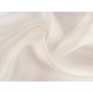 Organza dekor fényes - 2 Off White