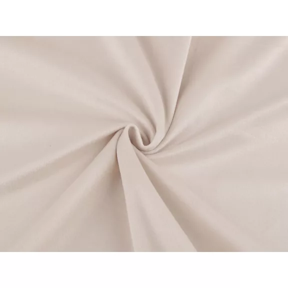 Bársony anyag / velvet sima 280 cm - 1 (260 g/m²) világos bézs Bársony anyag / velvet sima 280 cm - 1 (260 g/m²) világos bézs