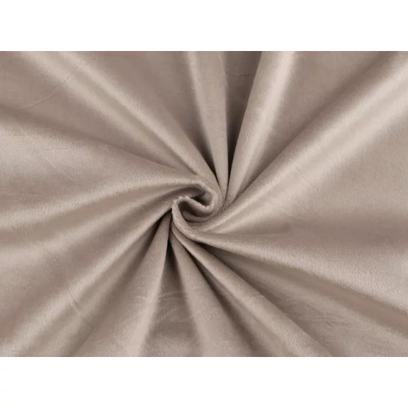 Bársony anyag / velvet sima 280 cm - 2 (240 g/m²) bézs Bársony anyag / velvet sima 280 cm - 2 (240 g/m²) bézs