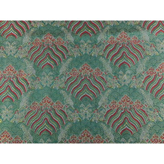 Jacquard anyag ruházathoz és dekorációhoz – élénkzöld Jacquard anyag ruházathoz és dekorációhoz – élénkzöld