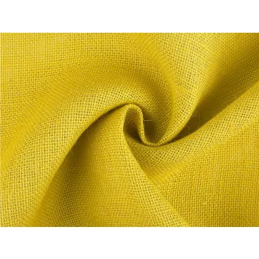 Természetes lenvászon szövet – sárga