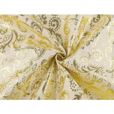 Dekoratív lurex anyag - 3 (110 g/m²)  világos arany