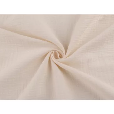 Cotton double gauze – light beige