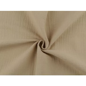Cotton double gauze – beige