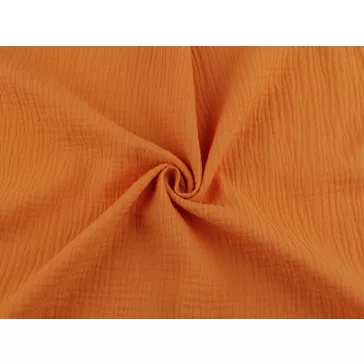 Cotton double gauze – orange