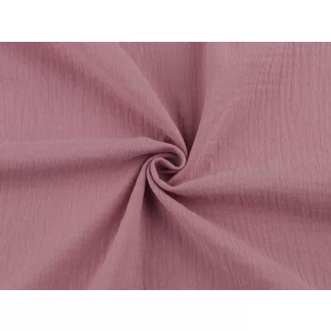 Cotton double gauze – purple