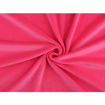 Sima minky / baby plüss elasztikus - 10 pink