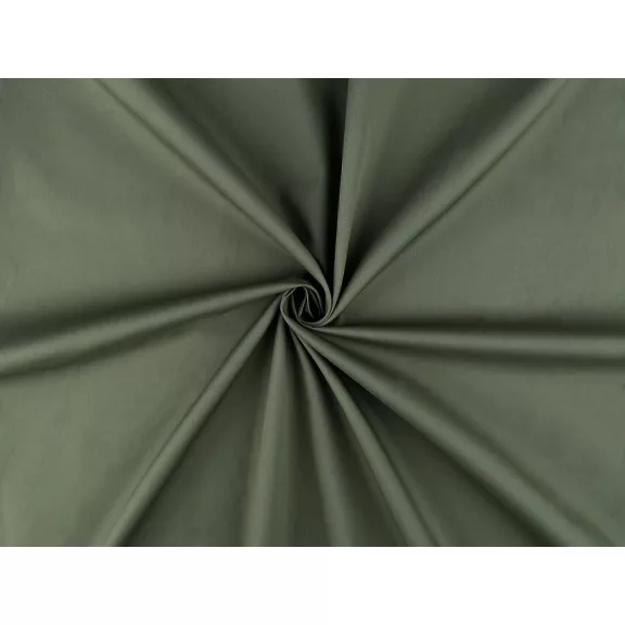 Cotton poplin for clothing – dark sage green Cotton poplin for clothing – dark sage green