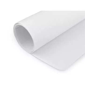 Puha filc anyag méteráru 1,2 mm - 1 fehér