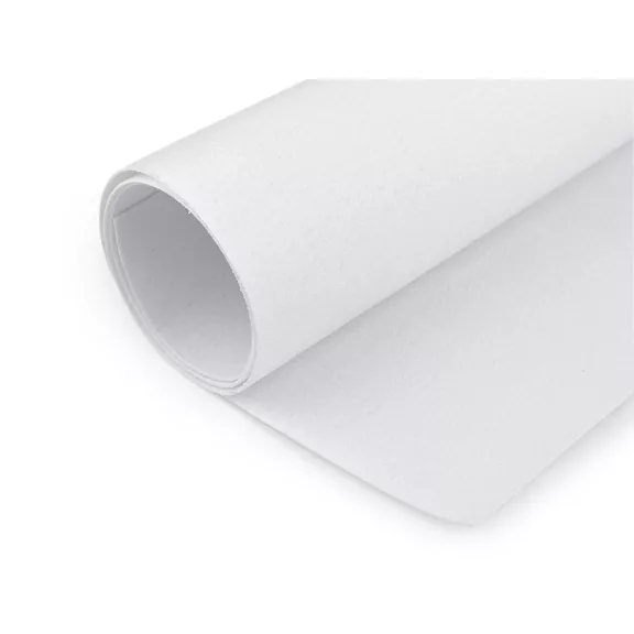 Puha filc anyag méteráru 1,2 mm - 1 fehér Puha filc anyag méteráru 1,2 mm - 1 fehér