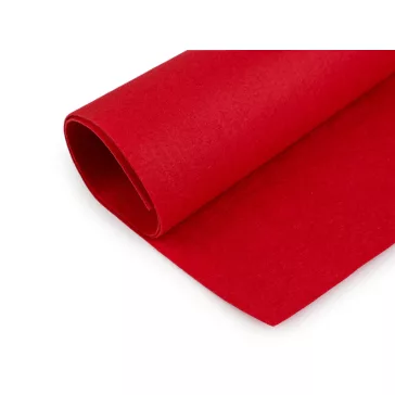 Puha filc anyag méteráru 1,2 mm - 2 piros