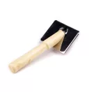Makramé fésű 4,5x6 cm - piros (3 db-os csomagolás) Makramé fésű 4,5x6 cm - piros (3 db-os csomagolás)