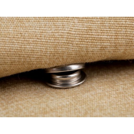 Kétoldalú fém kapocs rozsdamentes Ø15 mm