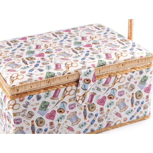 Varródoboz / kárpítozott kosárka szabás motívum