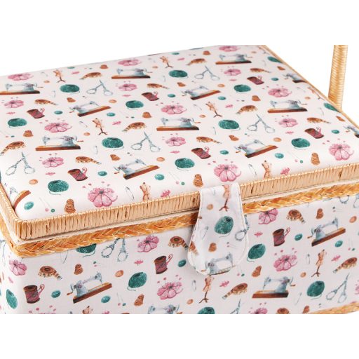 Varródoboz / kárpítozott kosárka szabás motívum