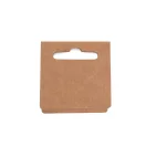 Papír ékszercímkék akasztóval 5x11 cm - természetes barna (300 db-os csomagolás) Papír ékszercímkék akasztóval 5x11 cm - természetes barna (300 db-os csomagolás)