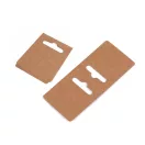 Papír ékszercímkék akasztóval 5x11 cm - természetes barna (300 db-os csomagolás) Papír ékszercímkék akasztóval 5x11 cm - természetes barna (300 db-os csomagolás)