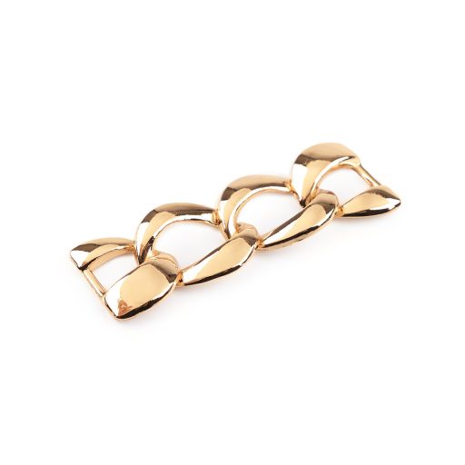 Design lánc ruha díszítésre, fürdőruha kiegészítő 2,1x6,2 cm