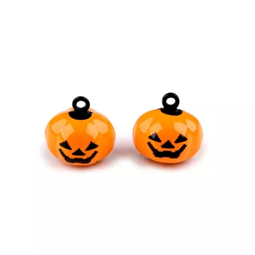   Csengettyű halloween - 2 narancssárga (50 db-os csomagolás)