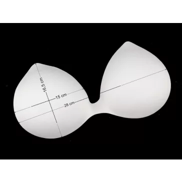   Melltartó kosár push-up hatású mérete M - 3 Törtfehér (10 db-os csomagolás)