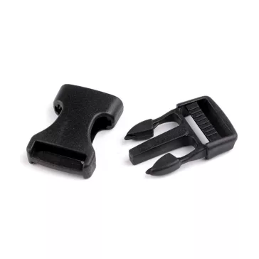 Kapocs szélessége 20 mm - fekete (100 pr)