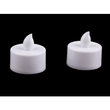   LED teamécses elemre Ø3,6 cm - fehér meleg (24 db-os csomagolás)
