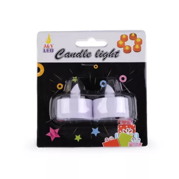   LED teamécses elemre Ø3,6 cm - fehér meleg (24 db-os csomagolás)