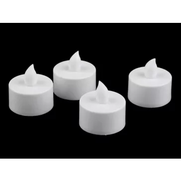   LED teamécses elemre Ø3,6 cm - fehér meleg (12 db-os csomagolás)