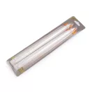 Led kónikus mécses ceruzaelemre Ø2 cm - fehér (10 db-os csomagolás)