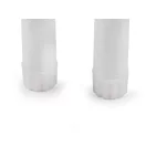 Led kónikus mécses ceruzaelemre Ø2 cm - fehér (10 db-os csomagolás)