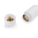 Led kónikus mécses ceruzaelemre Ø2 cm - fehér (10 db-os csomagolás)