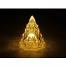 Led világíto karácsonyfa elemes - Transparent (5 db-os csomagolás)