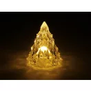 Led világíto karácsonyfa elemes - Transparent (12 db-os csomagolás)