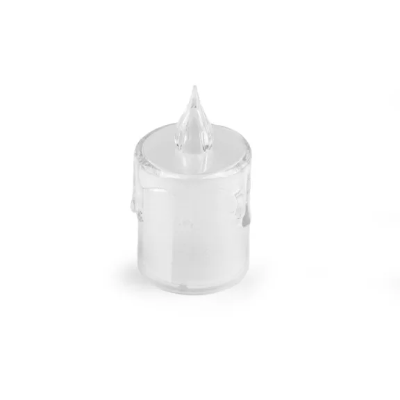 LED mécses elemre Ø3,6 cm - 1 (6,5 cm) Transparent meleg (24 db-os csomagolás) LED mécses elemre Ø3,6 cm - 1 (6,5 cm) Transparent meleg (24 db-os csomagolás)