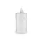 LED mécses elemre Ø3,6 cm - 3 (9 cm) Transparent meleg (24 db-os csomagolás)