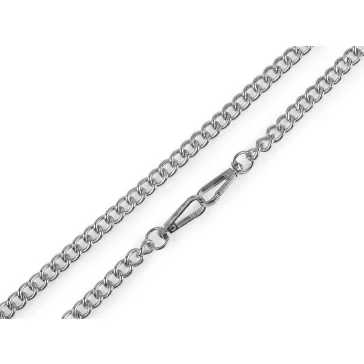   Lánc táskára karabinerrel hossza 120 cm - 4 (10 mm) nikkel (6 db-os csomagolás)