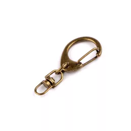 Fém forgó karabiner 17x40 mm