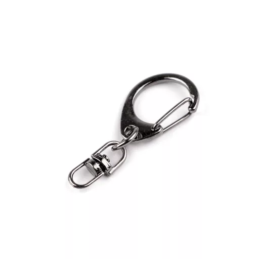 Fém forgó karabiner 17x40 mm
