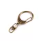 Fém forgó karabiner 26x54 mm - 3 ósárgaréz (15 db-os csomagolás)
