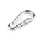 Fém karabiner kapoccsal - 1 nikkel (2 db-os csomagolás)