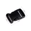 Kapocs szélessége 32 mm - fekete (2 db-os csomagolás) Kapocs szélessége 32 mm - fekete (2 db-os csomagolás)