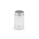 Üvegcse csavaros fedővel 47x80 mm - Transparent (12 db-os csomagolás)