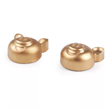 Arany szerencse malacka - arany (2 db-os csomagolás)