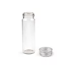 Üvegcse csavaros fedővel 30x90 mm - Transparent (90 db-os csomagolás) Üvegcse csavaros fedővel 30x90 mm - Transparent (90 db-os csomagolás)