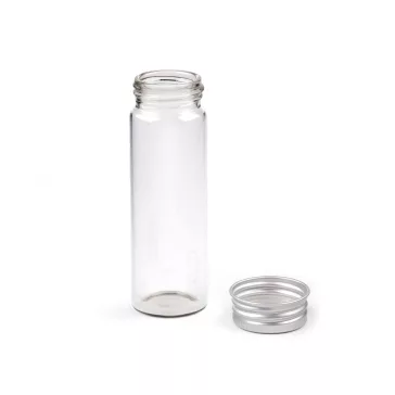   Üvegcse csavaros fedővel 30x90 mm - Transparent (90 db-os csomagolás)